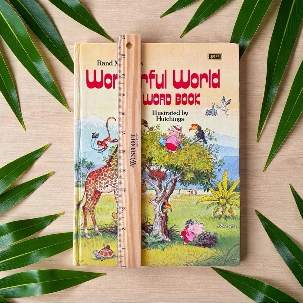 Rand McNally’s “Wonderful World Word Book” – 1978 Vintage Hardcover
